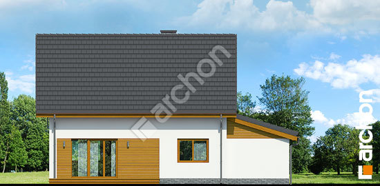 Дворовий фасад Будинок в хлорофітумі (Г) вер.2