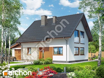 Проект дома ARCHON+ Дом в хлорофитуме (Г) вер.2 