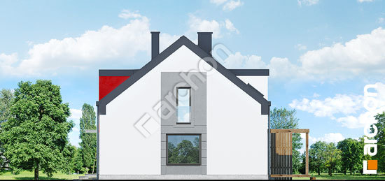 Боковой фасад Дом в цикламенах 5