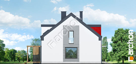 Боковой фасад Дом в цикламенах 5