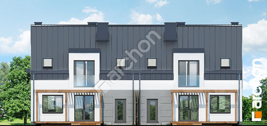 Дворовой фасад Дом в цикламенах 5