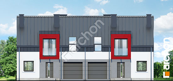 Передній фасад Будинок в цикламенах 5