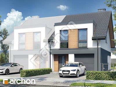 Проект дома ARCHON+ Дом в ривиях 8 (ГБ) 