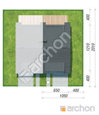 Проєкт будинку ARCHON+ Будинок в рівіях 8 (ГБ) Ситуація