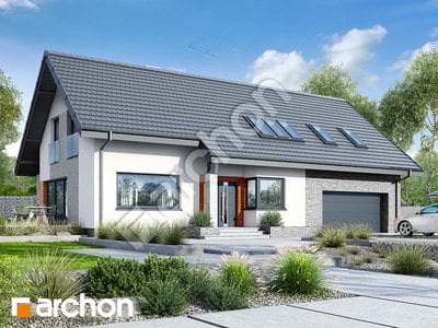 Проєкт будинку ARCHON+ Будинок в бугунвіліях (Г2П) 