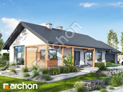 Проект дома ARCHON+ Дом в мекинтошах (Г2) 