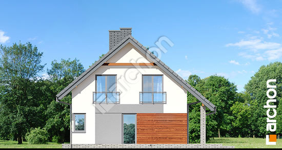 Боковой фасад Дом в малиновках