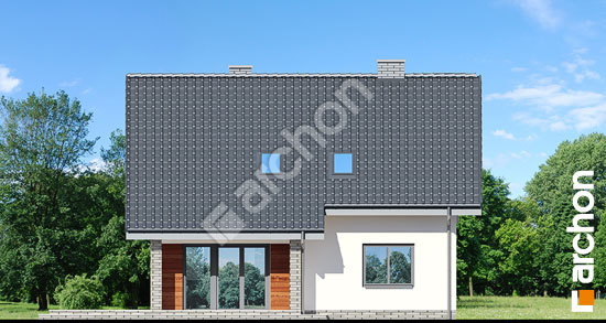 Дворовий фасад Будинок в малинівці