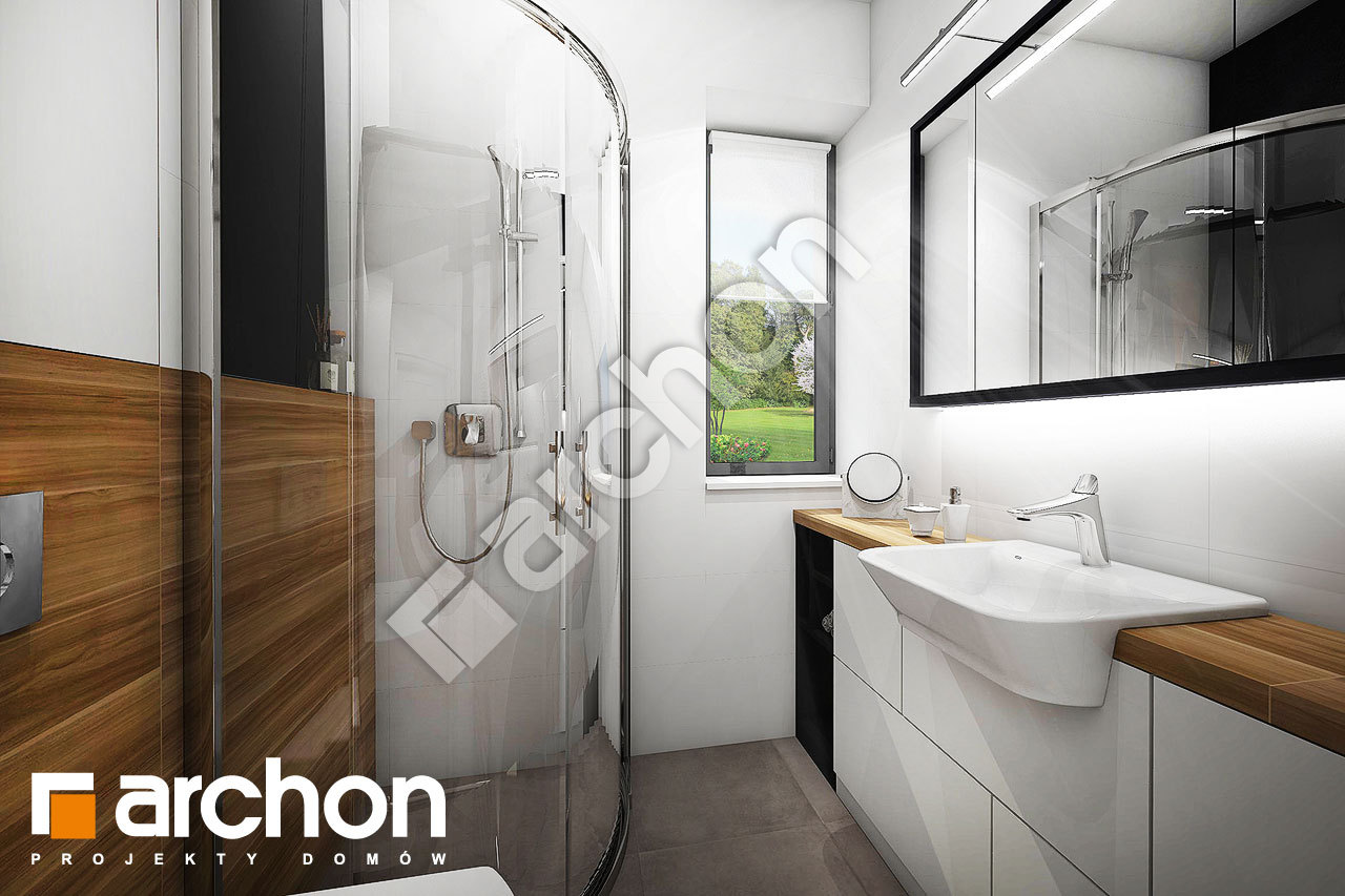 Проект дома ARCHON+ Дом в малиновках визуализация ванной (визуализация 4 вид 1)