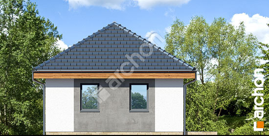 Бочний фасад Г25 - Двомісний гараж