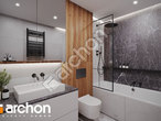 Проект будинку ARCHON+ Будинок в фіалках 19 (Р2БЕ) візуалізація ванни (візуалізація 3 від 3)