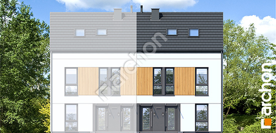 Передній фасад Будинок в фіалках 19 (Р2БЕ)