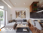 Проект дома ARCHON+ Дом в фиалках 19 (Р2БЕ) дневная зона (визуализация 1 вид 5)