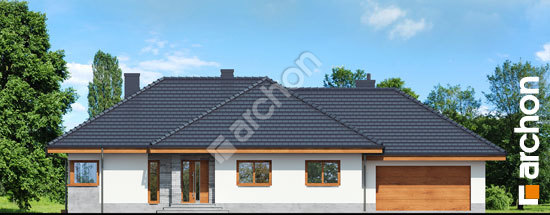 Передний фасад Дом в альвах (Г2Т)