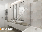 Проект дома ARCHON+ Дом под гинко 19 (Г) визуализация ванной (визуализация 3 вид 3)