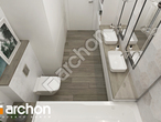 Проект дома ARCHON+ Дом под гинко 19 (Г) визуализация ванной (визуализация 3 вид 4)