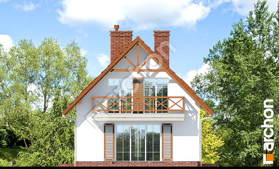 Дворовой фасад Дом под каштаном 2 (П) вер.2