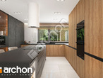 Проект дома ARCHON+ Дом в фелициях 4 (Г2)  визуализация кухни 1 вид 2