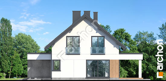 Бочний фасад Будинок в розаніях 3 (Г2)