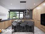 Проект будинку ARCHON+ Будинок в розаніях 3 (Г2) візуалізація кухні 1 від 1