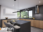 Проект будинку ARCHON+ Будинок в розаніях 3 (Г2) візуалізація кухні 1 від 3