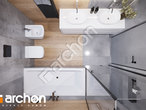 Проект будинку ARCHON+ Будинок в розаніях 3 (Г2) візуалізація ванни (візуалізація 3 від 4)