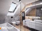 Проект дома ARCHON+ Дом в розаниях 3 (Г2) визуализация ванной (визуализация 3 вид 3)
