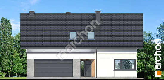 Передний фасад Дом в розаниях 3 (Г2)