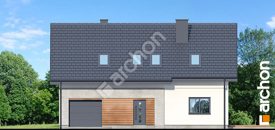 Передній фасад Будинок в малинівці 10 (Г)