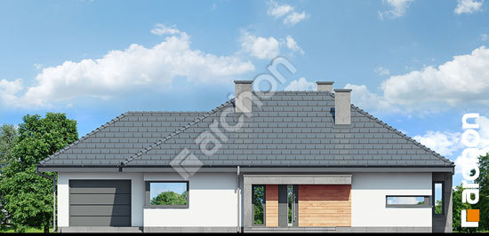 Передний фасад Дом под красной рябиной (ГНА)