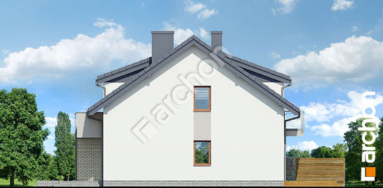 Бочний фасад Будинок в клематисах 20 (БА) вер. 2