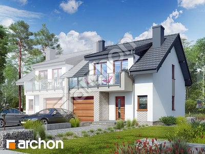 Проект дома ARCHON+ Дом в клематисах 20 (БА) вер. 2 