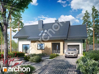 Проєкт будинку ARCHON+ Будинок в голтеріях 