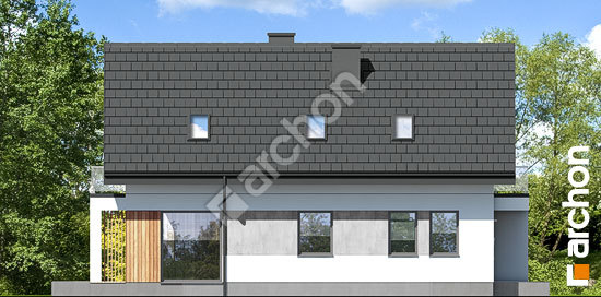 Боковой фасад Дом в сон-траве 6