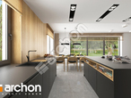 Проект будинку ARCHON+ Будинок в сон-траві 6 візуалізація кухні 1 від 3