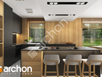 Проект дома ARCHON+ Дом в сон-траве 6 визуализация кухни 1 вид 2