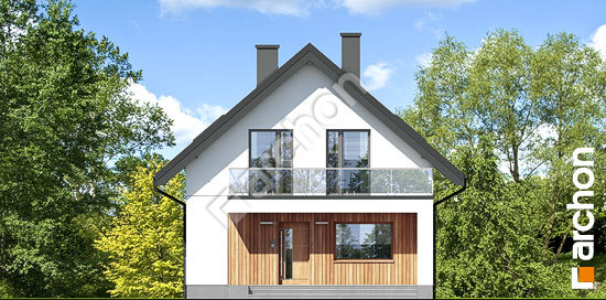 Передній фасад Будинок в сон-траві 6