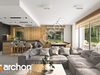 Проект будинку ARCHON+ Будинок в сон-траві 6 денна зона (візуалізація 1 від 4)