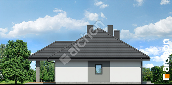 Боковой фасад Дом под красной рябиной 15 (Т)