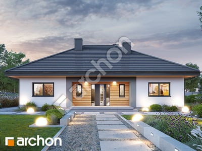 Проект дома ARCHON+ Дом под красной рябиной 15 (Т) 