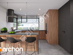 Проект дома ARCHON+ Дом в арахисах визуализация кухни 1 вид 1