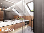 Проект будинку ARCHON+ Будинок в арахісах візуалізація ванни (візуалізація 3 від 2)