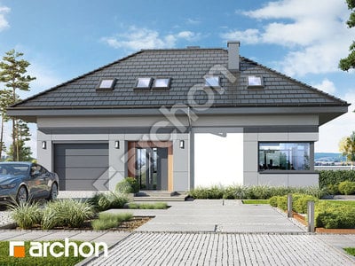 Проект дома ARCHON+ Дом в арахисах 