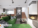 Проект дома ARCHON+ Дом в арахисах дневная зона (визуализация 1 вид 2)