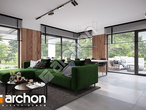 Проект дома ARCHON+ Дом в арахисах дневная зона (визуализация 1 вид 6)