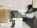 Проект дома ARCHON+ Дом в коммифорах 8 визуализация кухни 1 вид 3