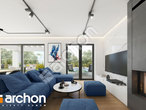 Проект дома ARCHON+ Дом в коммифорах 8 дневная зона (визуализация 1 вид 1)