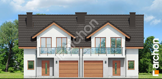 Передній фасад Будинок в клематисах 21 (Р2)