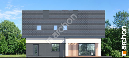 Дворовой фасад Дом в гейджее 5