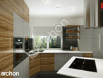 Проект будинку ARCHON+ Будинок у вістерії 2 (П) візуалізація кухні 1 від 1